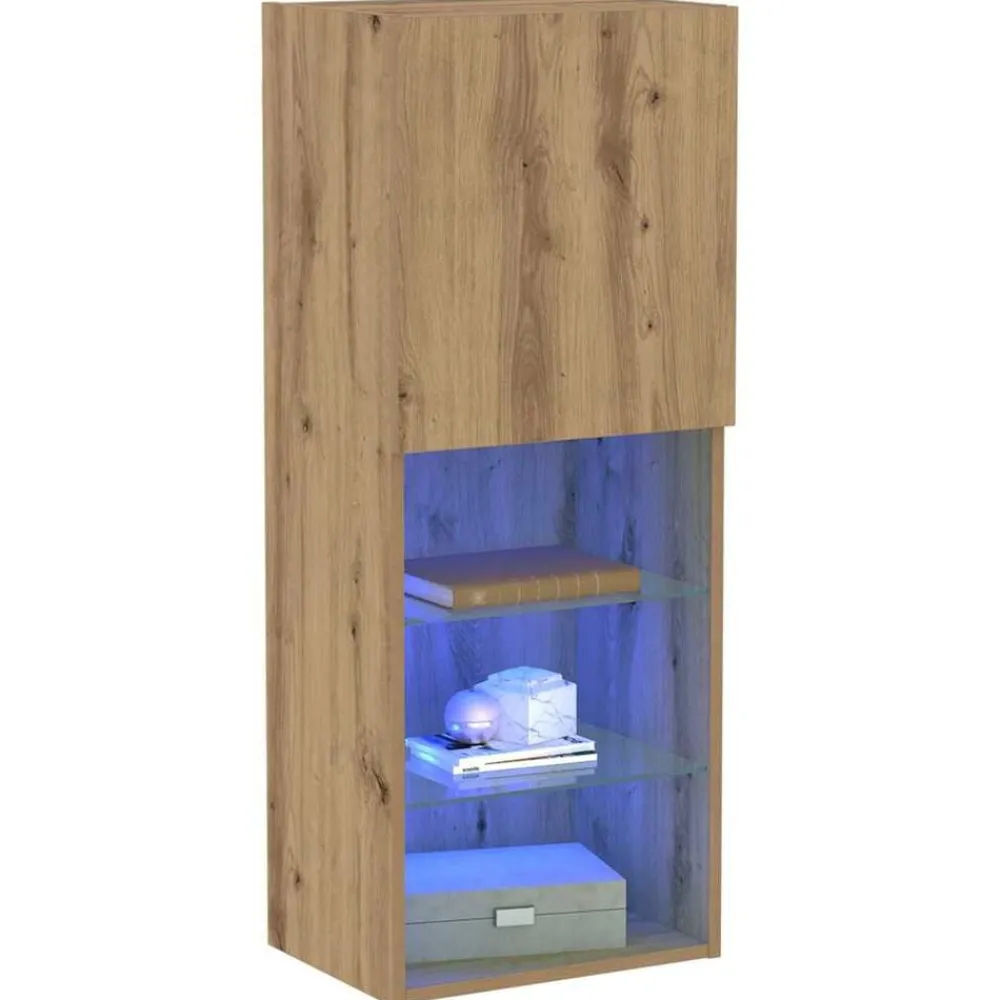 Meubles Tv-vidaXL Ensemble meuble TV Chêne artisanal 40,5 x 30 x 102 cm chêne artisanal