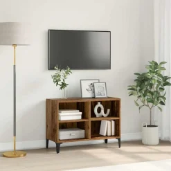 vidaXL Ensemble meuble TV Montage mural Marron Bois d’ingénierie