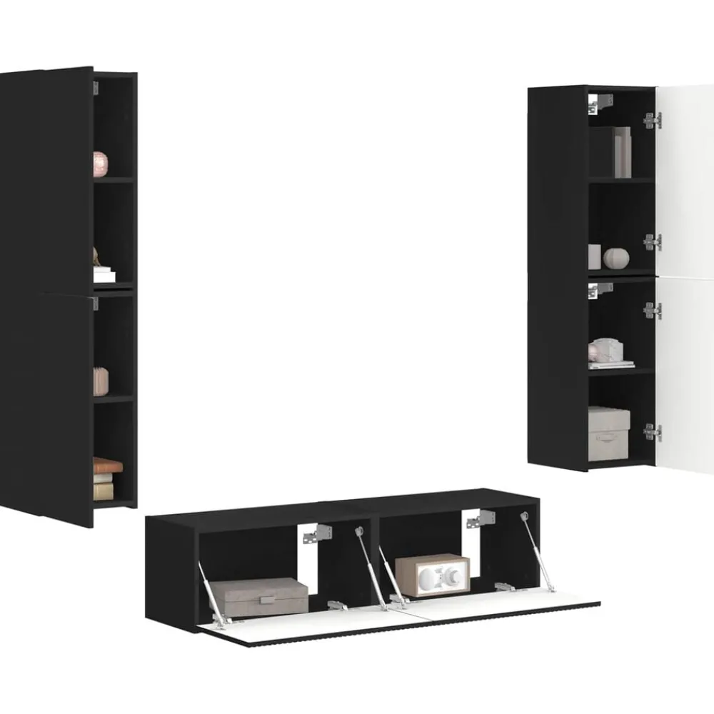 vidaXL Ensemble meuble TV 6 pcs Bois d'ingénierie