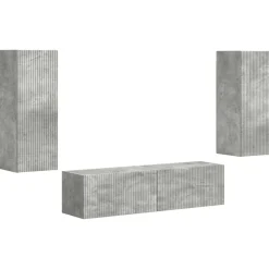 vidaXL Ensemble meuble TV 2 pcs Bois d'ingénierie