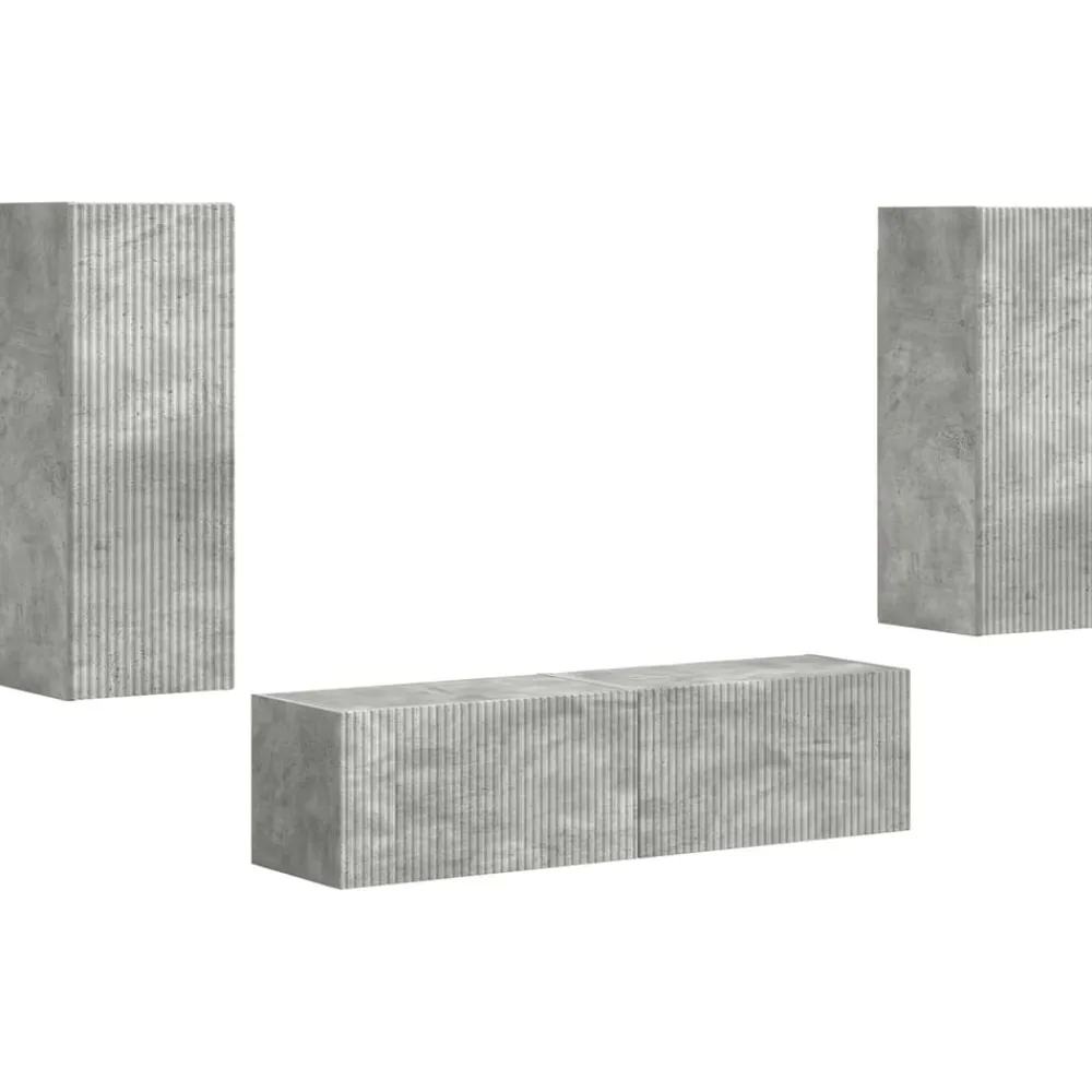 vidaXL Ensemble meuble TV 2 pcs Bois d'ingénierie