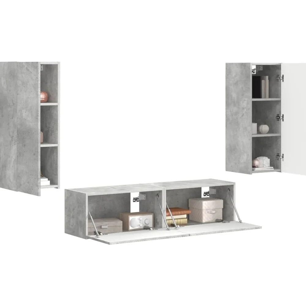 vidaXL Ensemble meuble TV 2 pcs Bois d'ingénierie