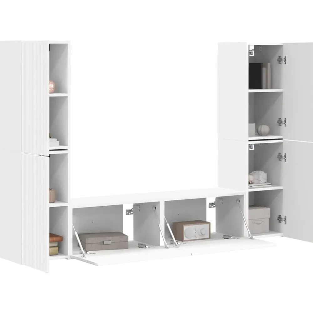 vidaXL Ensemble meuble TV 6 pcs Bois d'ingénierie