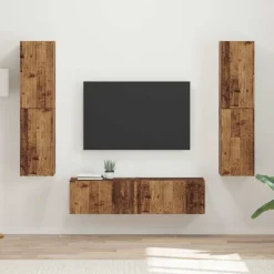 Meubles Tv-vidaXL Ensemble meuble TV 6 pcs Bois d'ingénierie Bois ancien