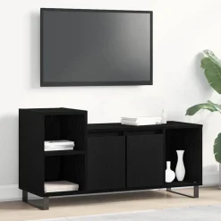 vidaXL Ensemble meuble TV Montage mural Chêne noir 100 x 35 x 55 cm
