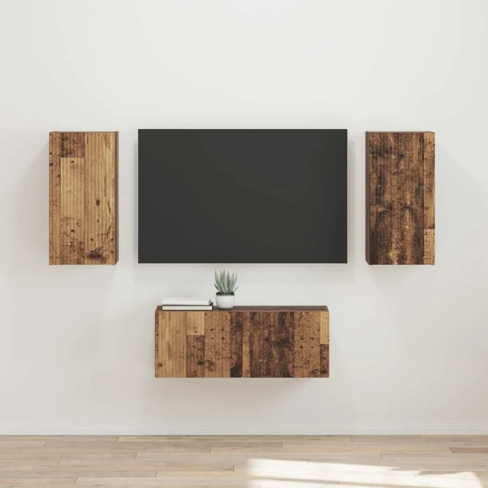 vidaXL Ensemble meuble TV 6 pcs Bois d'ingénierie