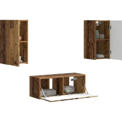 vidaXL Ensemble meuble TV 6 pcs Bois d'ingénierie