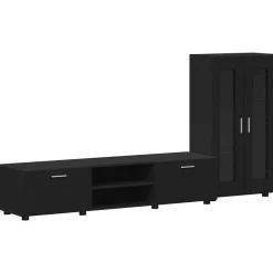 vidaXL Ensemble meuble TV avec tiroir FLORIN Bois d'ingénierie