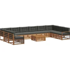 vidaXL Ensembles de canapés avec coussin 11 pcs