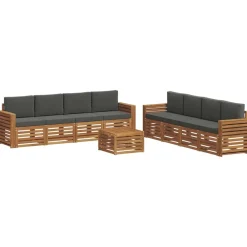 vidaXL Ensembles de canapés avec coussin 9 pcs