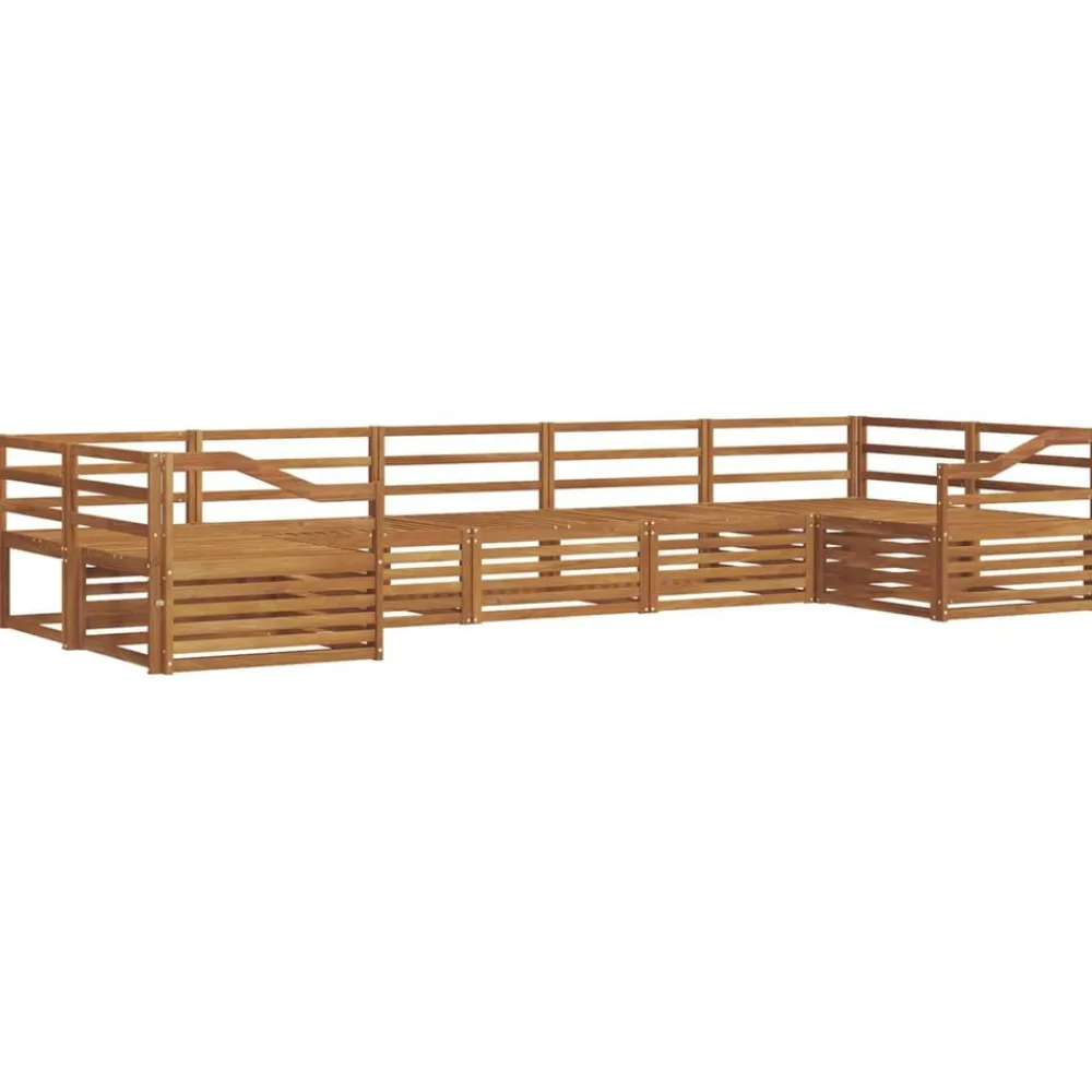 vidaXL Ensembles de canapés 7 pcs Bois d'Acacia Massif