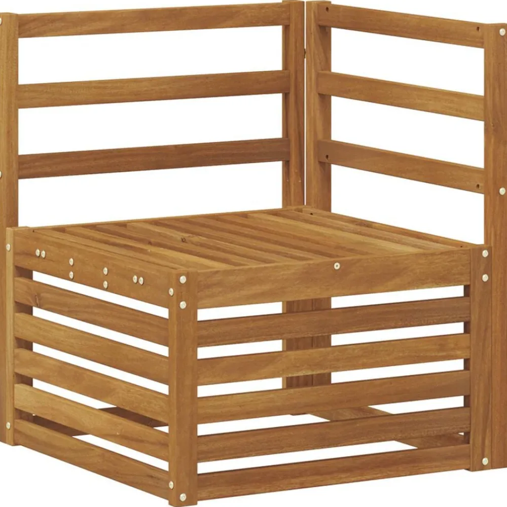 vidaXL Ensembles de canapés 4 pcs Bois d'Acacia Massif
