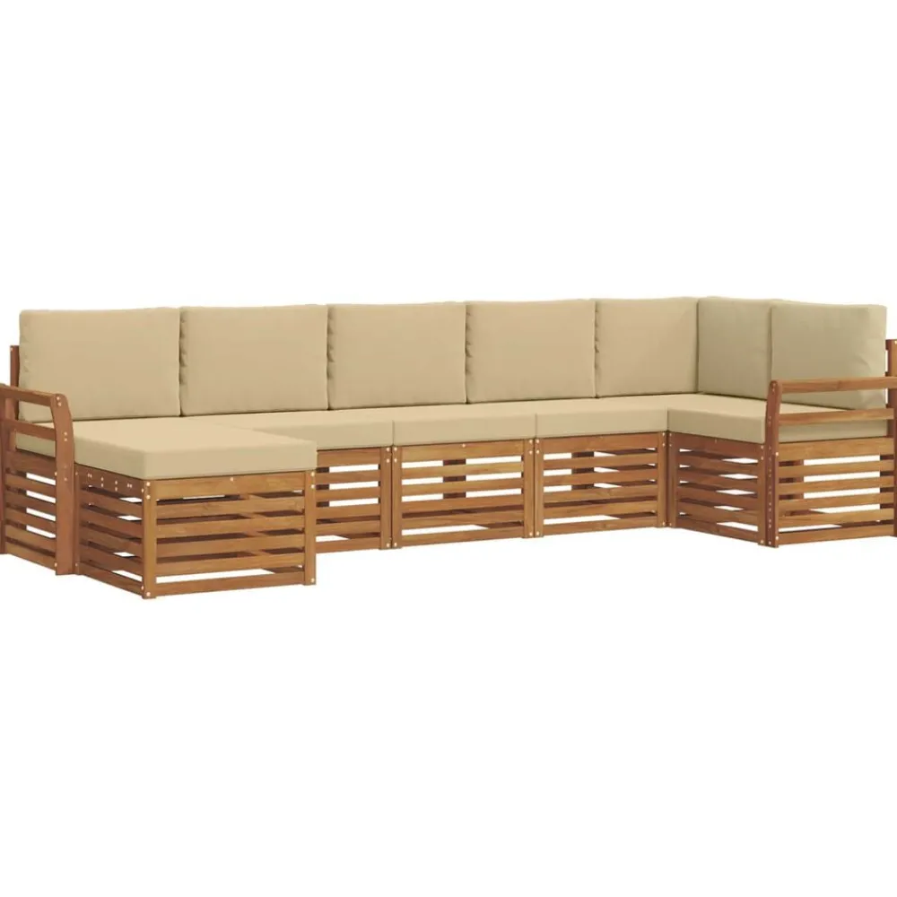 vidaXL Ensembles de canapés avec coussin 7 pcs