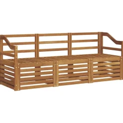 vidaXL Ensembles de canapés 3 pcs Bois d'Acacia Massif