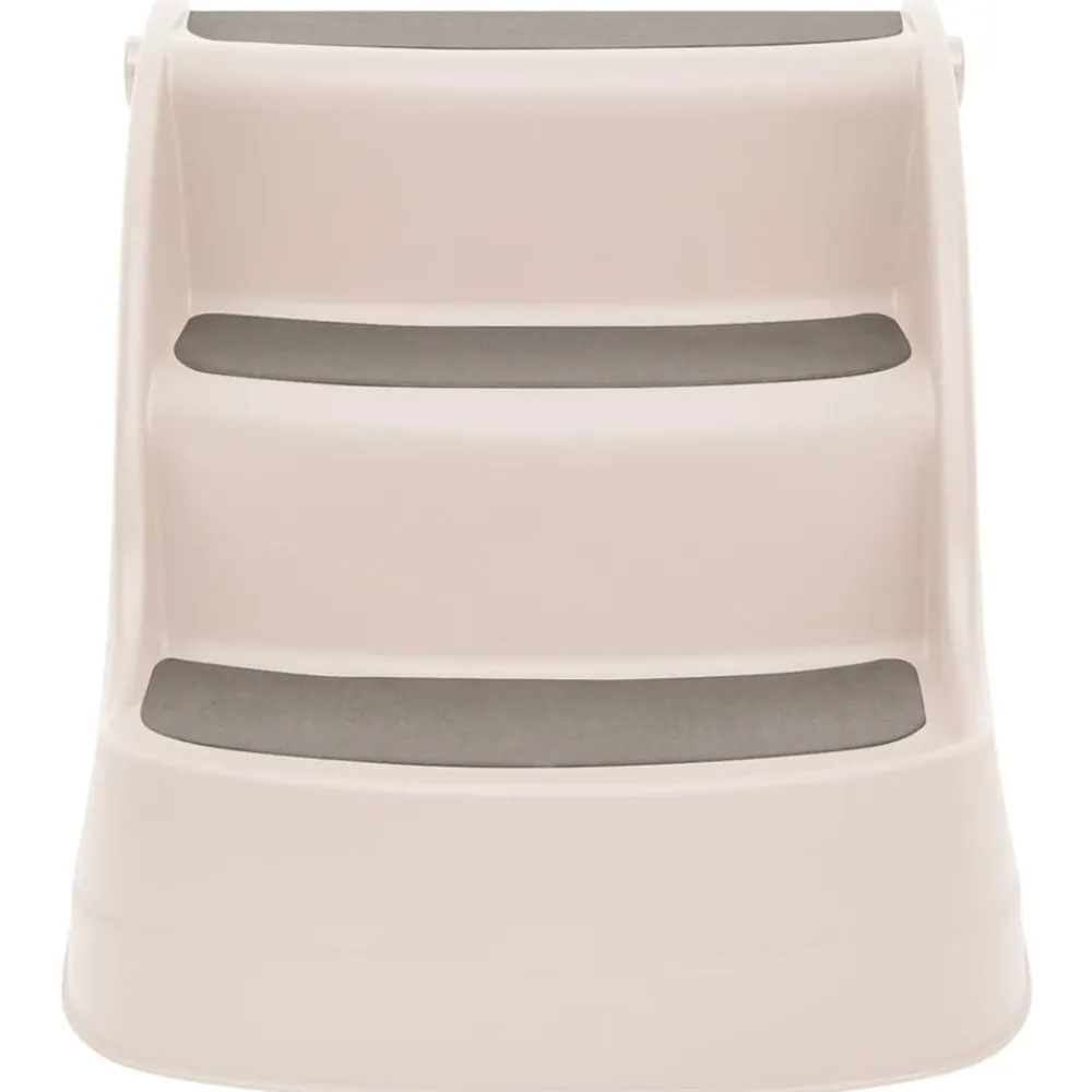 Articles Pour Animaux De Compagnie-vidaXL Escalier pliable 3 marches pour chien Crème 50x38x38 cm Crème