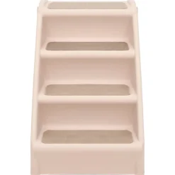 vidaXL Escaliers pliables pour chiens Crème 62x40x49,5 cm