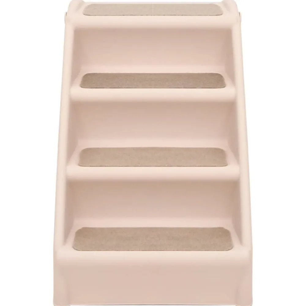 vidaXL Escaliers pliables pour chiens Crème 62x40x49,5 cm