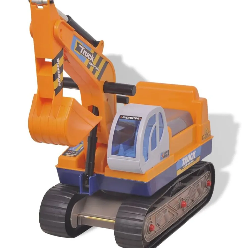 vidaXL Excavateur à enfourcher Plastique Jaune