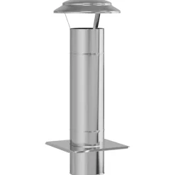 Accessoires Pour Cheminées & Poêles À Bois-vidaXL Extension de Conduit Argenté 25 x 25 x 65 cm Acier inoxydable
