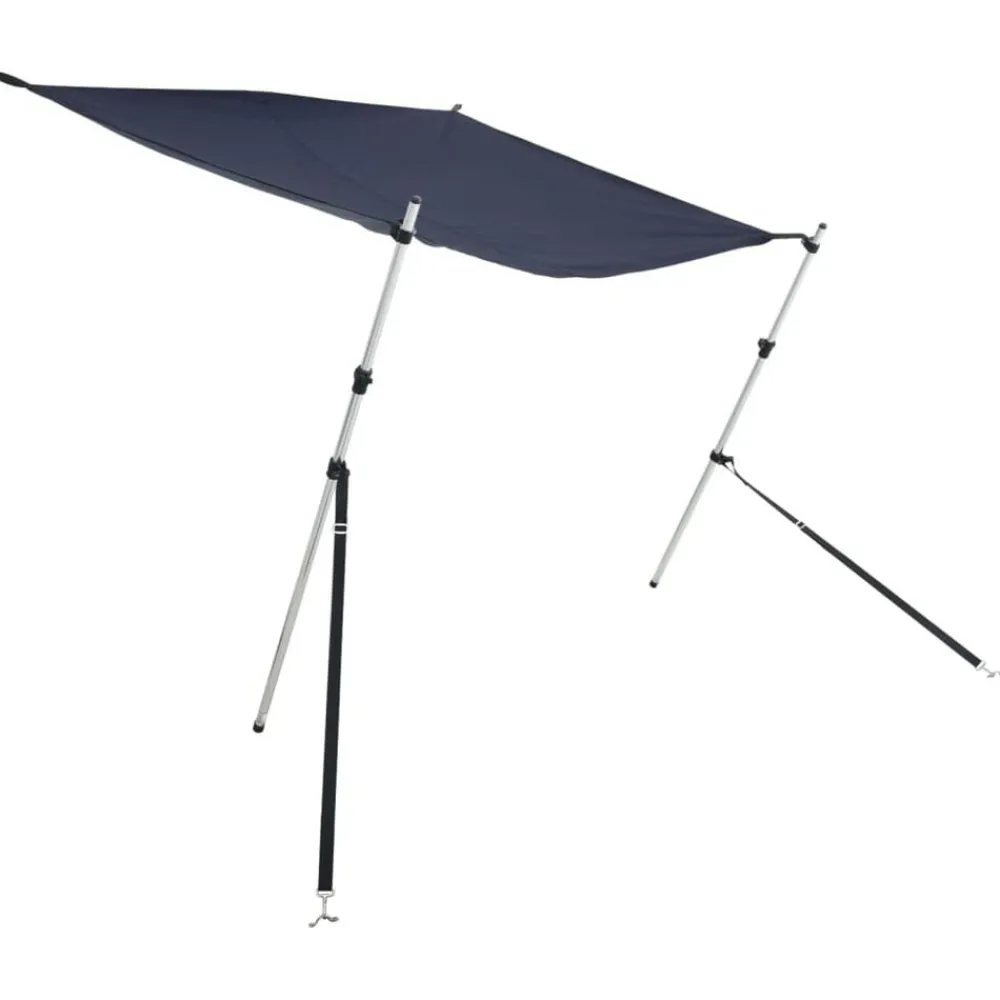 Pièces Détachées Pour Véhicules-vidaXL Extension d'ombrage T-Top 170x170x(115-183) cm Bleu