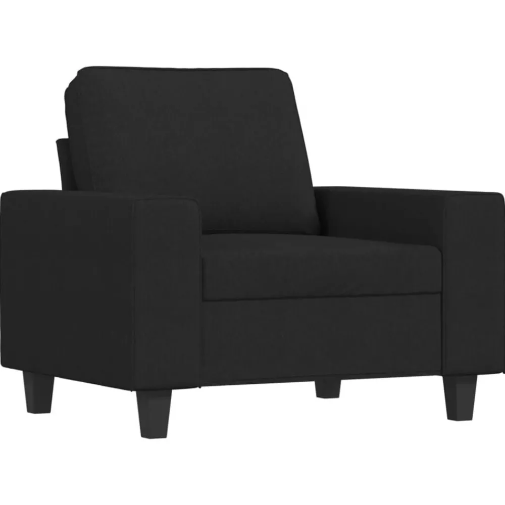 vidaXL Fauteuil avec repose-pied 60 cm Tissu