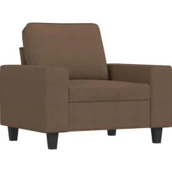 vidaXL Fauteuil avec repose-pied 60 cm Tissu