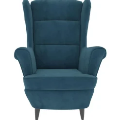 Fauteuils Et Chaises-vidaXL Fauteuil velours Bleu