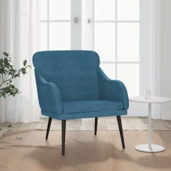 vidaXL Fauteuil 63x76x80 cm Velours