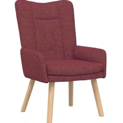 vidaXL fauteuil 63 x 67 x 94 cm Tissu et contreplaqué