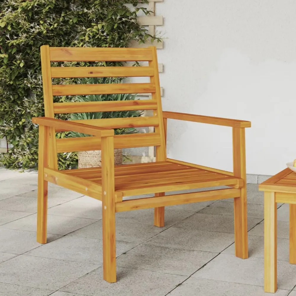 vidaXL Fauteuil de jardin lot de 2 66,5x65x81 cm bois massif d'acacia