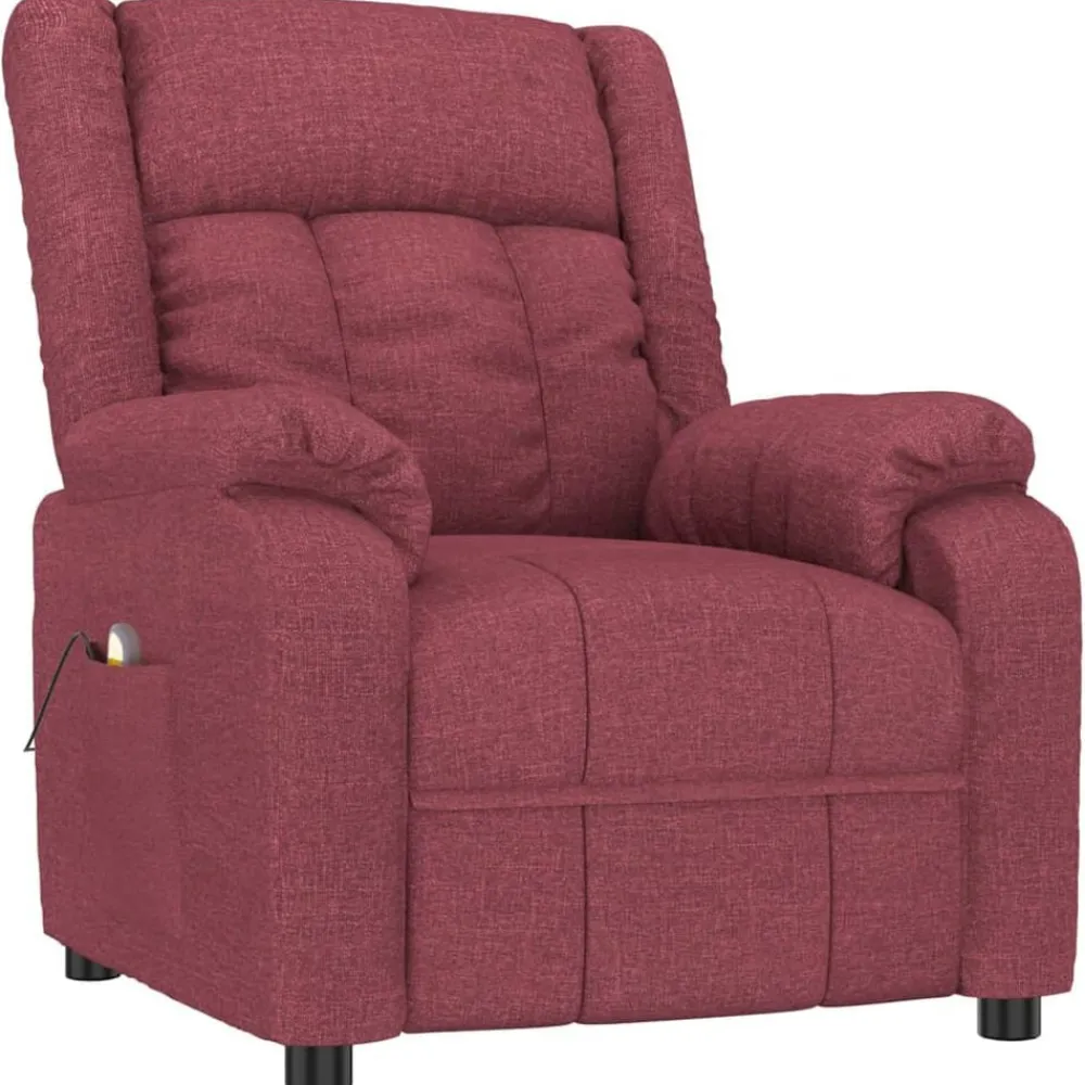 vidaXL Fauteuil de massage Tissu