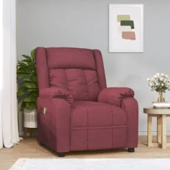 vidaXL Fauteuil de massage Tissu