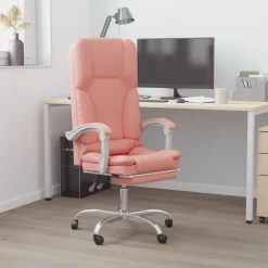 vidaXL Fauteuil de massage inclinable de bureau Similicuir