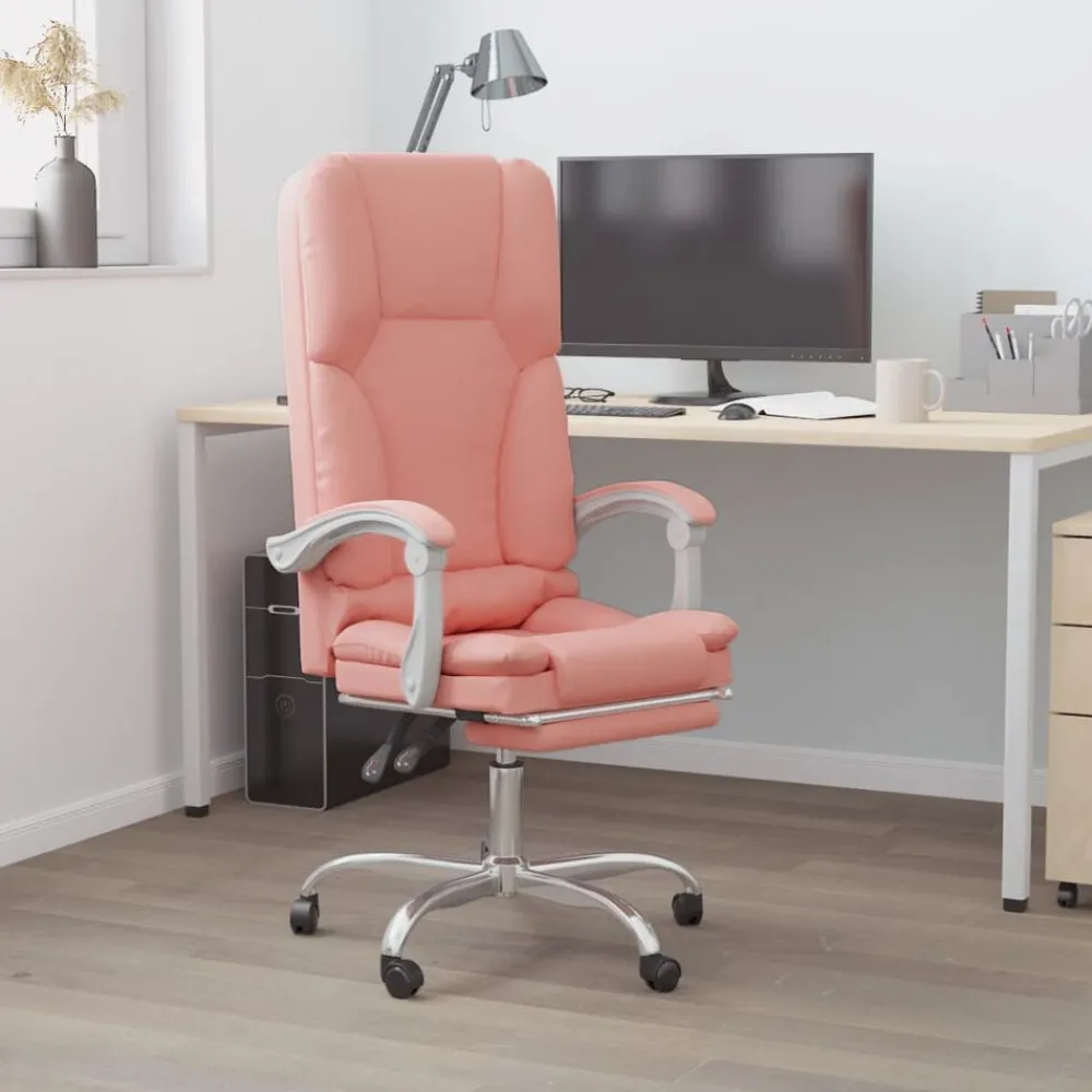 vidaXL Fauteuil de massage inclinable de bureau Similicuir