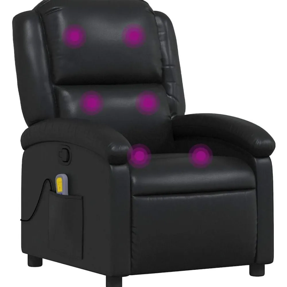 vidaXL Fauteuil de massage inclinable Similicuir