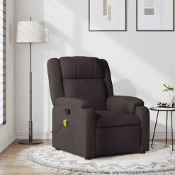 vidaXL Fauteuil de massage inclinable Tissu