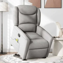 vidaXL Fauteuil de massage inclinable tissu