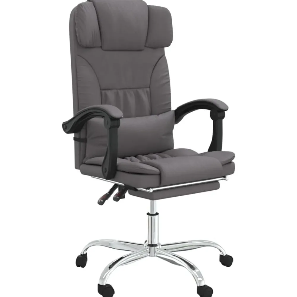 vidaXL Fauteuil de massage inclinable de bureau Similicuir