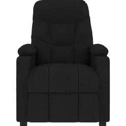 Fauteuils Et Chaises-vidaXL Fauteuil de massage Tissu Noir