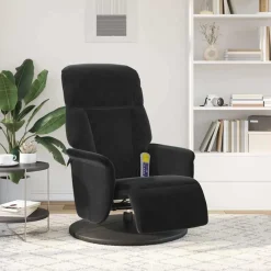 Fauteuils Et Chaises-vidaXL Fauteuil de massage inclinable 91 x 71 x 105 cm Velours Noir