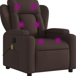 vidaXL Fauteuil de massage inclinable Tissu