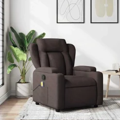 vidaXL Fauteuil de massage inclinable Tissu