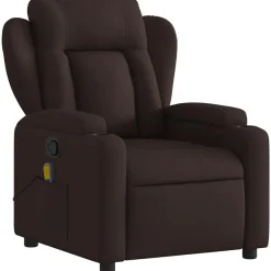 vidaXL Fauteuil de massage inclinable Tissu