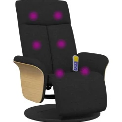 vidaXL Fauteuil de massage inclinable 79 x 87 x 104,5 cm tissu