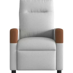Fauteuils Et Chaises-vidaXL Fauteuil de massage inclinable tissu Gris nuage