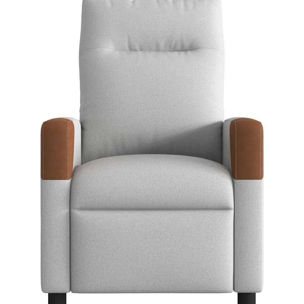 Fauteuils Et Chaises-vidaXL Fauteuil de massage inclinable tissu Gris nuage