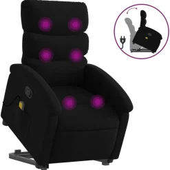 vidaXL Fauteuil de massage inclinable Tissu