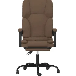 vidaXL Fauteuil de massage inclinable de bureau Tissu
