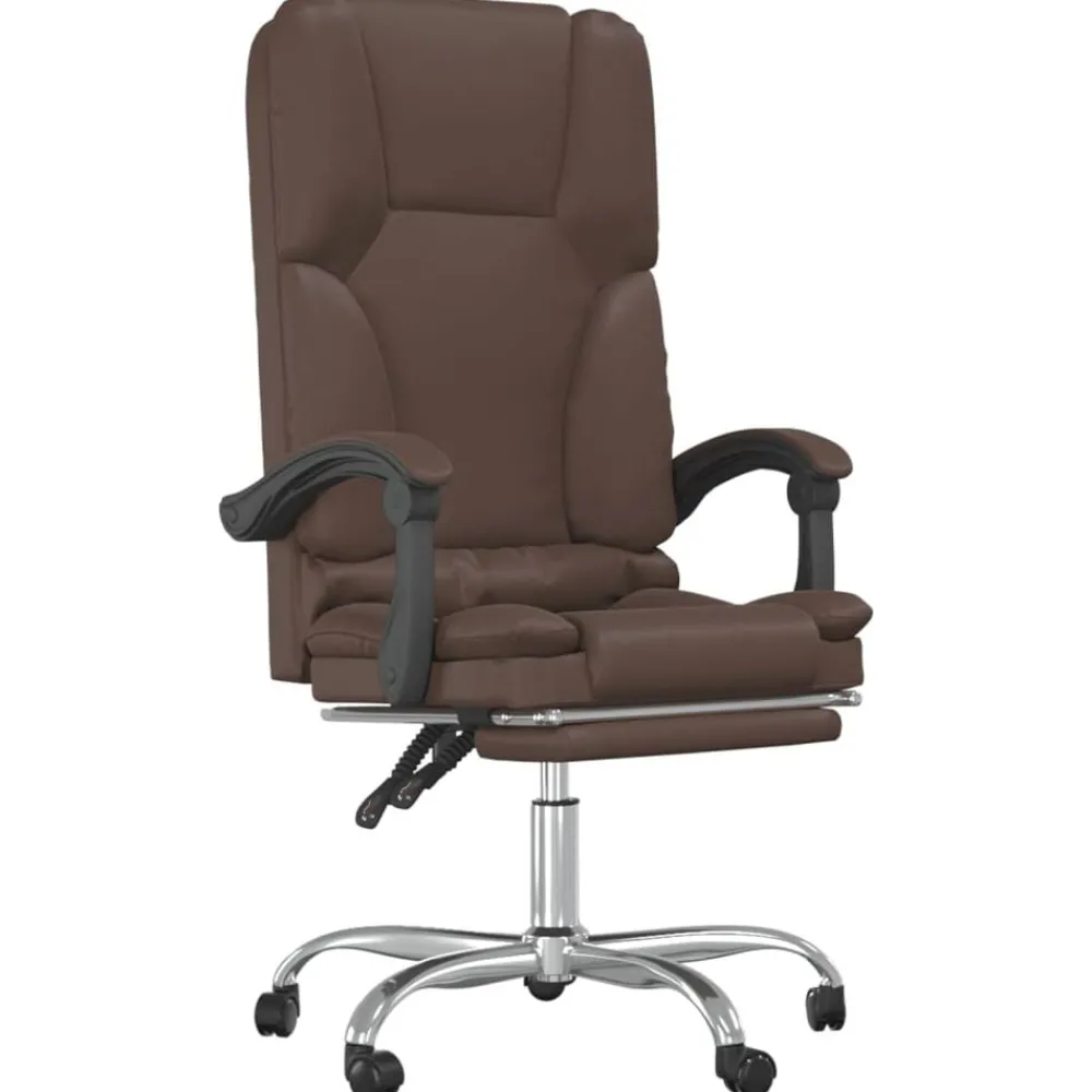vidaXL Fauteuil de massage inclinable de bureau Similicuir