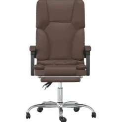 vidaXL Fauteuil de massage inclinable de bureau Similicuir